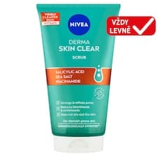 Nivea Derma Skin Clear Čisticí pleťový peeling 150ml