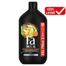 Fa Men Sport Energy Boost sprchový gel a pěna do koupele 3v1 s vůní guarany 750ml