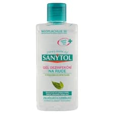 Sanytol Gel dezinfekční na ruce s přírodním zeleným čajem 75ml