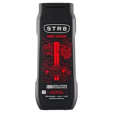 STR8 Red Code osvěžující sprchový gel 3 v 1 400ml