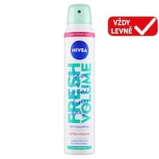 Nivea Fresh & Extra Volume Suchý šampon pro všechny typy vlasů 200ml