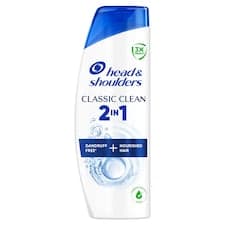 Head & Shoulders Classic Clean 2in1 Šampon proti Lupům 400 ml. Čistá Osvěžující Vůně