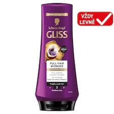 Schwarzkopf Gliss Full Hair Wonder kondicionér s kofeinem pro křehké, slabé vlasy 200ml