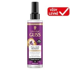 Schwarzkopf Gliss Full Hair Wonder bezoplachový kondicionér s kofeinem pro křehké, slabé vlasy 200ml