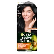 Garnier Color Naturals permanentní barva na vlasy 1 Ultra černá, 60 +40 +12 ml