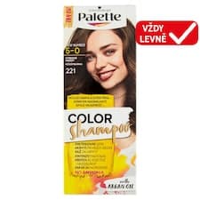 Schwarzkopf Palette Color Shampoo barva na vlasy Středně Hnědý 5-0 (221)