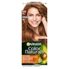 Garnier Color Naturals permanentní barva na vlasy 6 .41 Teplý jantar, 60 +40 +12 ml