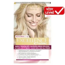 L'Oréal Paris Excellence 9 Blond Velmi Světlá, 72 ml + 48 ml + 12 ml + 60 ml