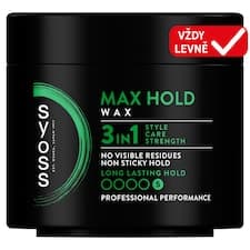 Syoss Max Hold 3v1 stylingový vosk na vlasy 150ml