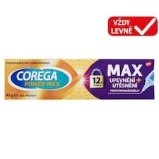 Corega Fixační krém Max Upevnění + Utěsnění pro pevnou fixaci zubní náhrady, 40g