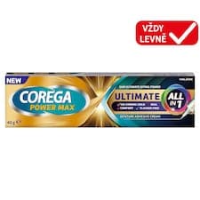 Corega Power Max Ultimate All in 1 fixační krém pro zubní náhrady 40g