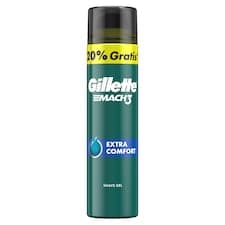 Gillette Mach3 Extra Comfort Pánský Gel Na Holení 240 ml