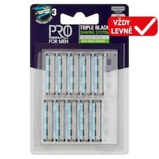 Pro Formula For Men Triple Blade náhradní hlavice na holicí strojek se 3 břity 10 ks