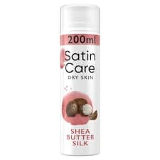 Gillette Satin Care Dámský Gel Na Holení, Shea Butter Silk, 200 ml