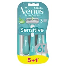Gillette Venus Extra Comfort Sensitive Pohotová Holítka, Balení Po 6
