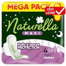 Naturella Maxi Vložky Night velikost 4 S Křidélky, 14