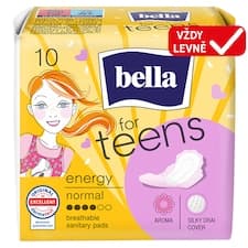 Bella For Teens Energy Normal hygienické vložky 10 ks