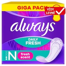 Always Daily Fresh Normal, Se svěží vůní 76 ks