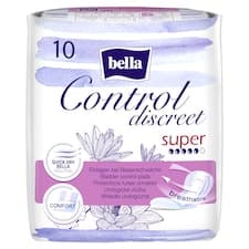 Bella Control Discreet Super urologické vložky 10 ks