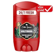 Old Spice Wolfthorn Tuhý Deodorant Pro Muže. 48hod Svěžest Bez Hliníku. 50 % Recyklovaných Plastů