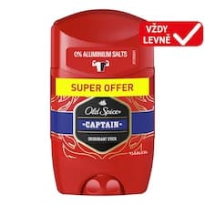 Old Spice Captain Tuhý Deodorant Pro Muže. 48hod Svěžest Bez Hliníku. 50 % Recyklovaných Plastů