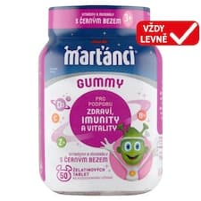 Walmark Marťánci Gummy vitaminy s černým bezem 50 ks 175,0g
