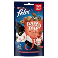 Felix Party Mix pamlsky pro kočky Mixed Grill 60g