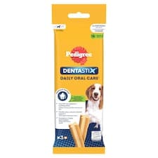 Pedigree DentaStix Doplňkové krmivo pro psy 10-25 kg 3 ks 77g