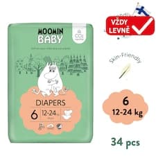 Moomin Baby Pleny 6 12-24 kg 34 ks