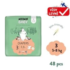 Moomin Baby Pleny 3 5-8 kg 48 ks
