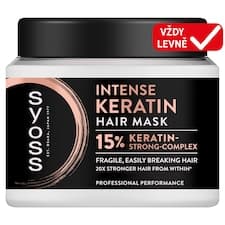 Syoss Intense Keratin vlasová maska pro křehké, snadno se lámající vlasy 400ml
