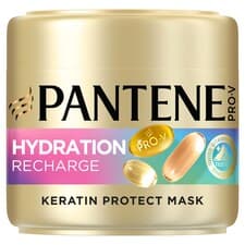 Pantene Pro-V Hydration Recharge Keratin Protect Maska 300ml pro Extrémně Suché Vlasy