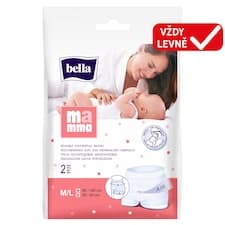 Bella Mamma Opakovaně použitelné přírodní síťované kalhotky M/L 2 ks