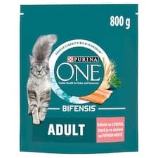 Purina ONE Bifensis Adult granule pro kočky losos 800g