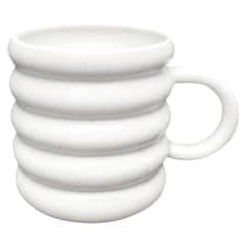F&F Home Cream Chunky Rib hrnek