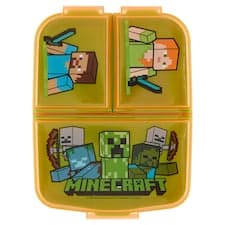 Stor Minecraft Multi Comparment svačinový box
