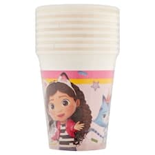 Decorata Party Dreamworks Gabby's Dollhouse papírové poháry 200 ml 8 ks