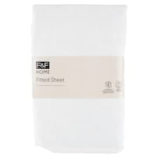 F&F Home White napínací prostěradlo 100 x 200 x 25 cm