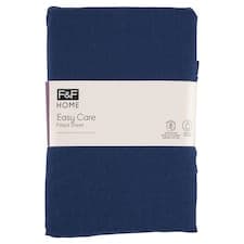 F&F Home Easy Care Dark Blue napínací prostěradlo 100 x 200 x 25 cm