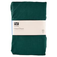 F&F Home Forest Green napínací prostěradlo 180 x 200 x 25 cm