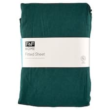 F&F Home Forest Green napínací prostěradlo 160 x 200 x 25 cm
