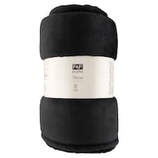 F&F Home Black Large Super Soft deka 200 x 220 cm