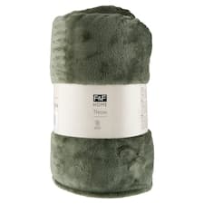 F&F Home Green Large Super Soft deka 200 x 220 cm