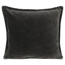 F&F Home Black Cotton Velvet polštář 45 x 45 cm