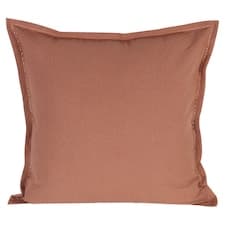 F&F Home Dusty Rose Washed Cotton polštář 50 x 50 cm