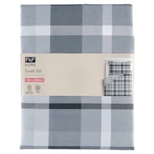 F&F Home Black Check ložní souprava 140 x 200 cm
