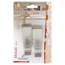 Quadrat 2000 Sanitary Technology Kovový věšák na dveře 2 ks
