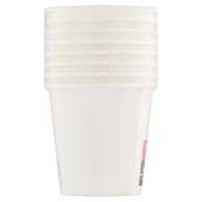 Decorata Bílé papírové poháry 80 ml 8 ks