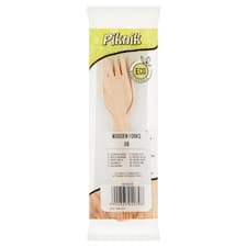 Piknik Dřevěné vidličky 6 ks