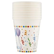 Decorata Party Papírové poháry 200 ml 8 ks